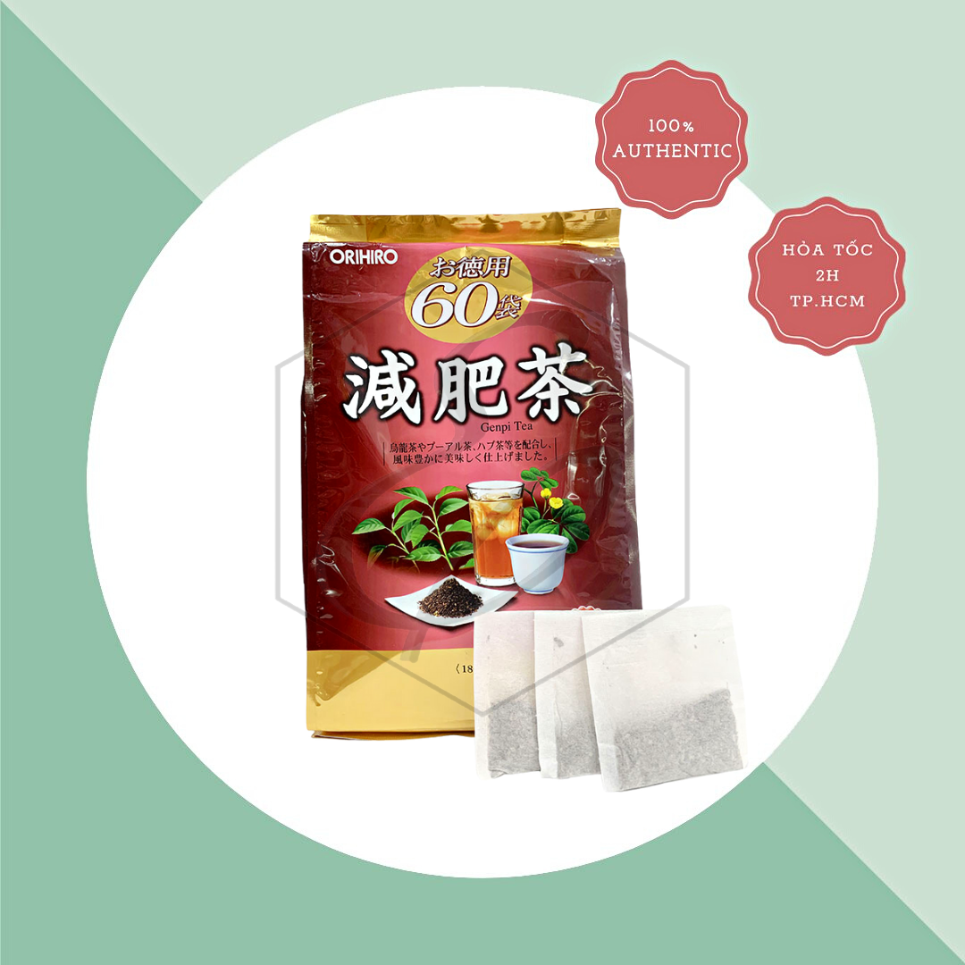Trà giảm mỡ bụng Genpi Orihiro 60 gói